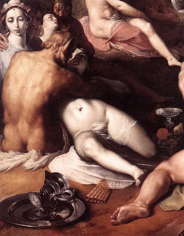 The Wedding of Peleus and Thetis (detail) fd, CORNELIS VAN HAARLEM